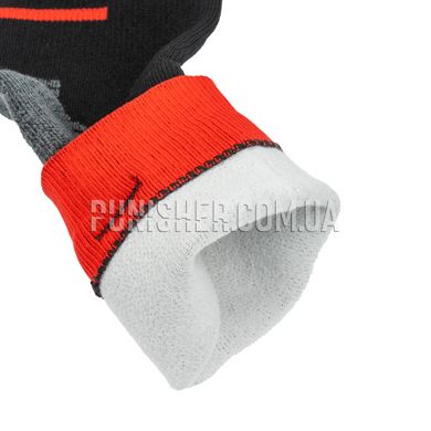Шкарпетки водонепроникні Dexshell Running Lite, Чорний/Червоний, Small, Демісезон