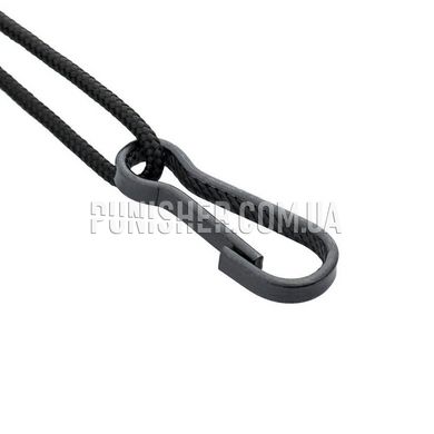 M-Tac Safety Cord with D-ring, Black