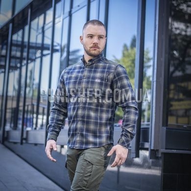 Рубашка M-Tac Redneck Shirt Olive/Navy Blue, Navy Blue, Small Regular