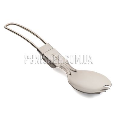M-Tac Universal Folding Cutlery, Silver, Столовые приборы