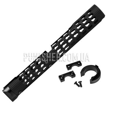 5KU KeyMod Long Handguard for AK-74 Replicas, Black, Keymod, 325