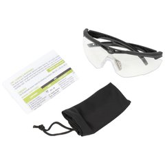 Revision Stingerhawk Eyewear with Clear Lens, Black, Transparent, Goggles, Regular