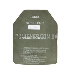 Керамічна бронепластина ESAPI REV.G - Large 1шт, Olive, Бронепластини, 6, Large, Кераміка, NIJ IV