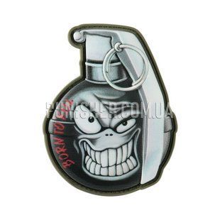 Нашивка M67 3D PVC, Сірий, ПВХ, Ні