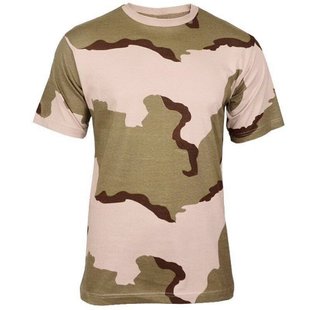 Mil-Tec 3-color Desert T-Shirt, DCU, Small