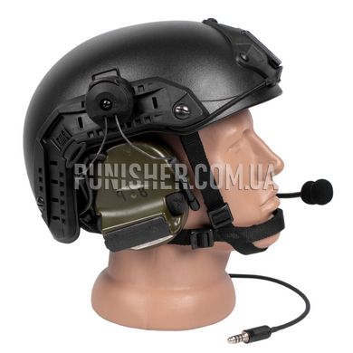 Peltor ComTac II Active headband with ARC adaptors (Used), Olive, With adapters, 21, Comtac II, 2xAAA, Single