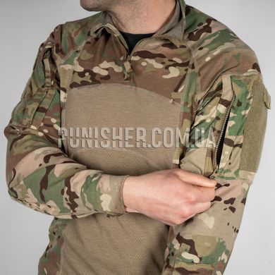 Бойова вогнестійка сорочка US Army Combat Shirt Type II Multicam оригнал США (Сорт 2), Multicam, X-Small