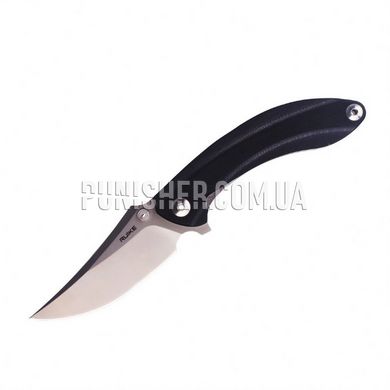 Ruike P155 Folding Knife, Black, Knife, Folding, Smooth