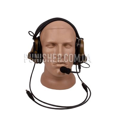 Peltor Сomtac III headset DUAL, Coyote Brown, Headband, 23, Comtac III, 2xAAA, Dual