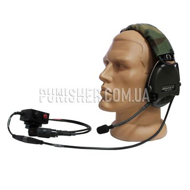 Активна гарнітура TCI Liberator III headband з кнопкою PTT, Olive, З наголів'єм, Single