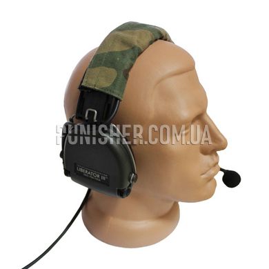 TCI Liberator III headband with PTT, Olive, Headband, Single