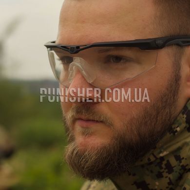 Балістичні окуляри Revision Stingerhawk U.S. Military Kit, Чорний, Прозорий, Димчастий, Окуляри, Large