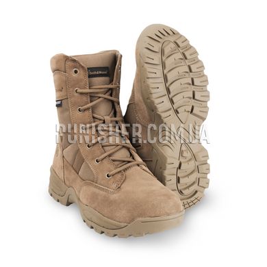 Черевики Smith & Wesson Breach 2.0 Waterproof 8" Side-Zip Boot, Coyote Brown, 8 R (US), Демісезон