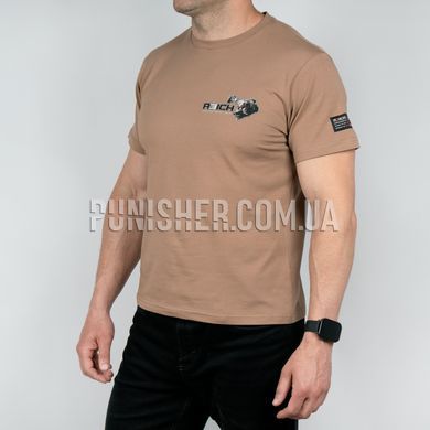 R3ICH VataKiller T-Shirt, Coyote Brown, Small