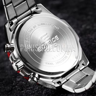 Годинник Casio Edifice EFR-566DB-1AVUEF, Срібний, Дата, Секундомір, Хронограф, Спортивний годинник
