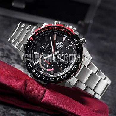 Casio Edifice EFR-566DB-1AVUEF Watch, Silver, Date, Stopwatch, Chronograph, Sports watches