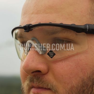 Комплект балістичних окулярів Oakley SI Ballistic M Frame 2.0, Чорний, Прозорий, Димчастий, Окуляри