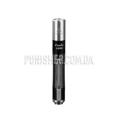 Фонарь ручной Fenix LD02 V.2, Черный, Ручный, Батарейка, 70