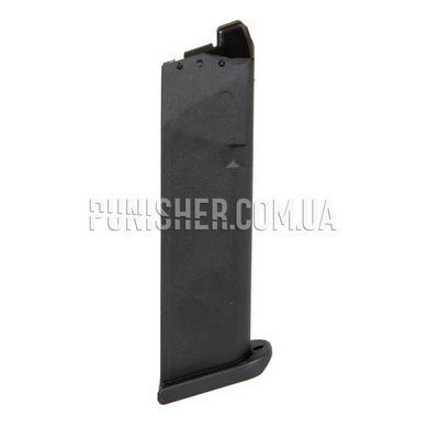 Магазин страйкбольний Umarex для Glock 17 Gen 5 на 22 кулі (Green Gas), Чорний, Газовий, Glock, Алюміній, Пластик