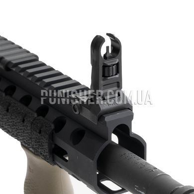 Magpul MBUS Pro Sight Front Hooded, Black, Iron, 1x