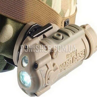 Energizer Hard Case Tactical Tango (Used), Tan, Helmet headlight, Accumulator, Blue, White, IR, 40