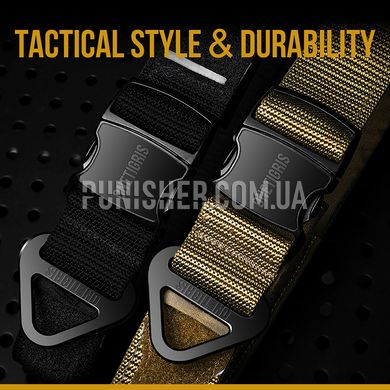 OneTigris Metal Buckled K9 Dog Collar X11, Black, Medium