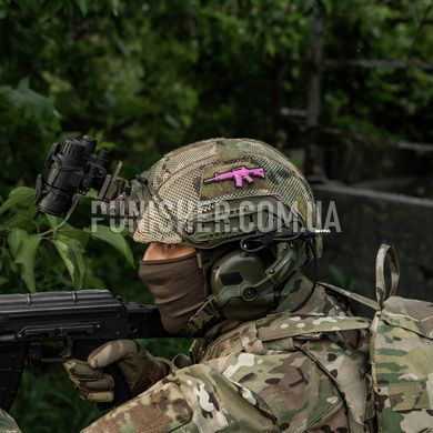 Нашивка M-Tac M4A1 3D ПВХ, Розовый, ПВХ, Нет