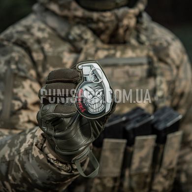Нашивка M67 3D PVC, Серый, ПВХ, Нет
