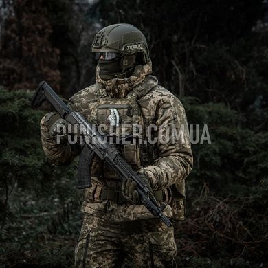 Нашивка M67 3D PVC, Серый, ПВХ, Нет