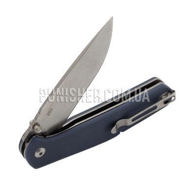 Нож складной Ganzo G6804, Серый, Нож, Складной, Гладкая
