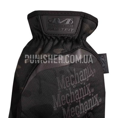 Mechanix Fastfit Multicam Black Gloves, Multicam Black, X-Large