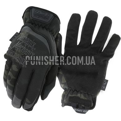 Mechanix Fastfit Multicam Black Gloves, Multicam Black, X-Large