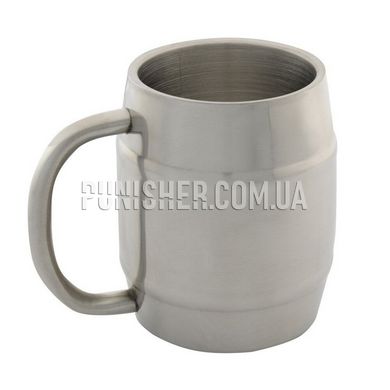 M-Tac Steel Camping Beer mug, Silver, Термопосуда