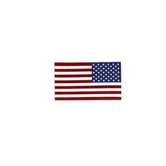 Ик-нашивка с велкро "Флаг США" Reverse, Красный