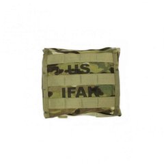 IFAK II - US Military First Aid Kit, Multicam, Bandage, Gauze for wound packing, Nasopharyngeal airway, Occlusive dressing, Eye shield