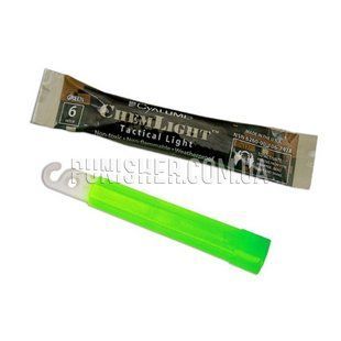 Хімічне джерело світла Cyalume Military Chemical Light Sticks 4&rdquo; 6 годин, Прозорий, Хімсвітло, Зелений