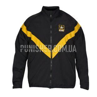 US ARMY APFU Physical Fit Jacket (Used), Black, Large Regular