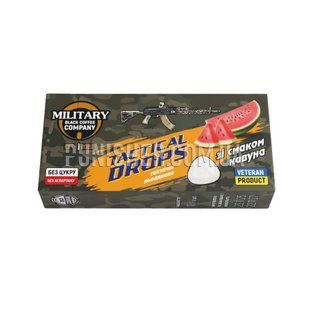 Леденцы арбуз Military Black Coffee Tactical Drops, Леденцы