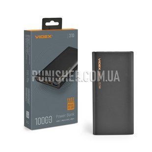Повербанк Videx VPB-310 22.5W QC+PD 10000mAh, Черный