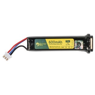 Акумулятор Electro River LiPo 7.4V 600mAh 20C Battery AEP, Чорний