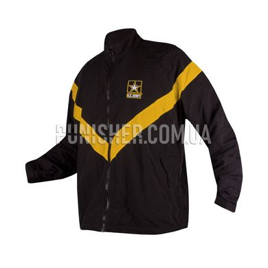 US ARMY APFU Physical Fit Jacket (Used), Black, Large Regular