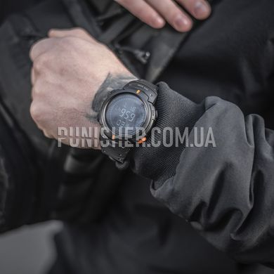 M-Tac Tactical Watch with compass, Black, Alarm, Date, Day of the week, Month, Year, Compass, Backlight, Stopwatch, Timer, Tactical watch