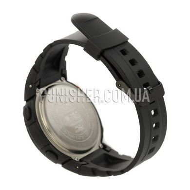 M-Tac Tactical Watch with compass, Black, Alarm, Date, Day of the week, Month, Year, Compass, Backlight, Stopwatch, Timer, Tactical watch