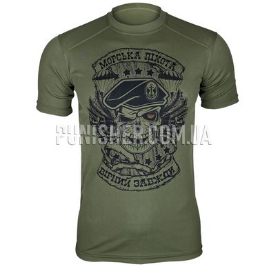 Kramatan Marines: Faithful always T-shirt, Olive, X-Large