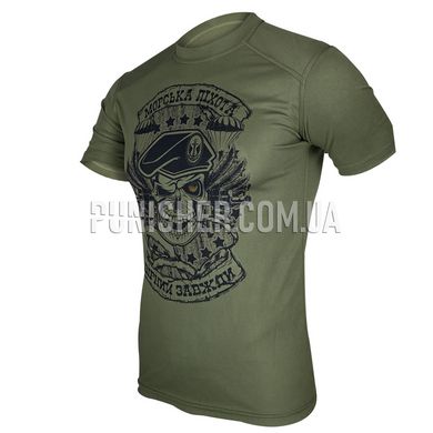 Kramatan Marines: Faithful always T-shirt, Olive, Large