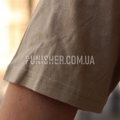 Under Armour Charged Cotton T-Shirt, Tan, Medium