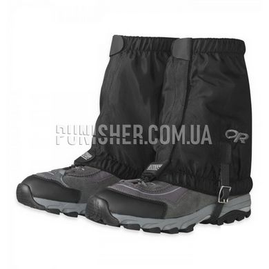 Outdoor Research Rocky Mountain Low Gaiters, Black, L/XL