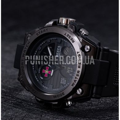 Besta Tattoo AFU Watch, Black, Alarm, Date, Day of the week, Month, Backlight, Stopwatch, Tactical watch