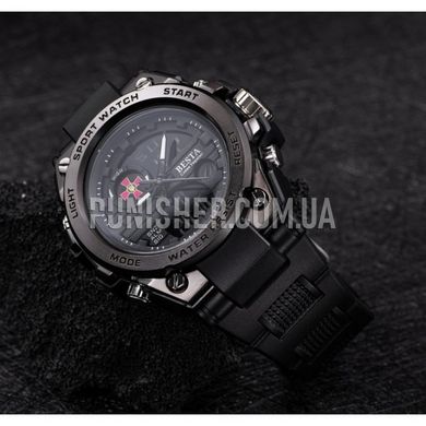 Besta Tattoo AFU Watch, Black, Alarm, Date, Day of the week, Month, Backlight, Stopwatch, Tactical watch
