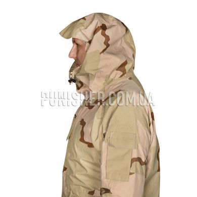 Cold Weather Gore-Tex Tri-Color Desert Camouflage Jacket (Used), DCU, Medium Regular